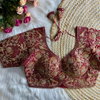 Fancy Heavy Pure Soft Roman Silk Designer Blouse Wholesale In India |